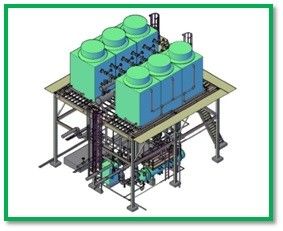 1 MW - 10MW مولد التوربينات الطاقة ORC لاستعادة الحرارة المنخفضة الدرجة